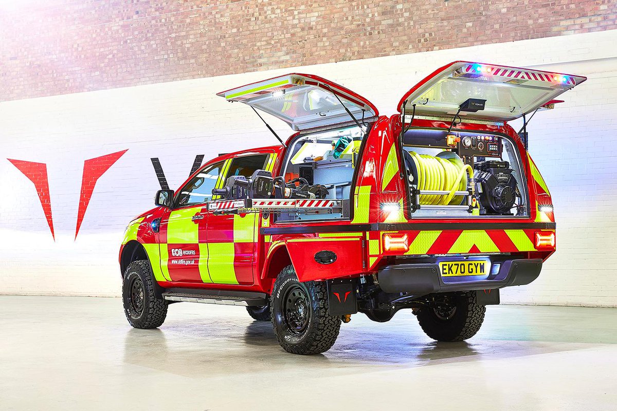 OHVConversions's tweet photo. We’re thrilled to unveil our stunning rapid response vehicles set for @CDDFRS in continuation of our exciting partnership with @forduk https://t.co/lOOE23KSzt