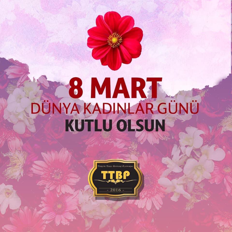 #8MartDünyaKadınlarGünü Tüm annelerimizin,ablalarımızın ve kız kardeşlerimizin gününü 1 gün değil her gün kutlamalıyız.Kadınlarımız kutsaldır❤️ #KadınaŞiddeteHayır