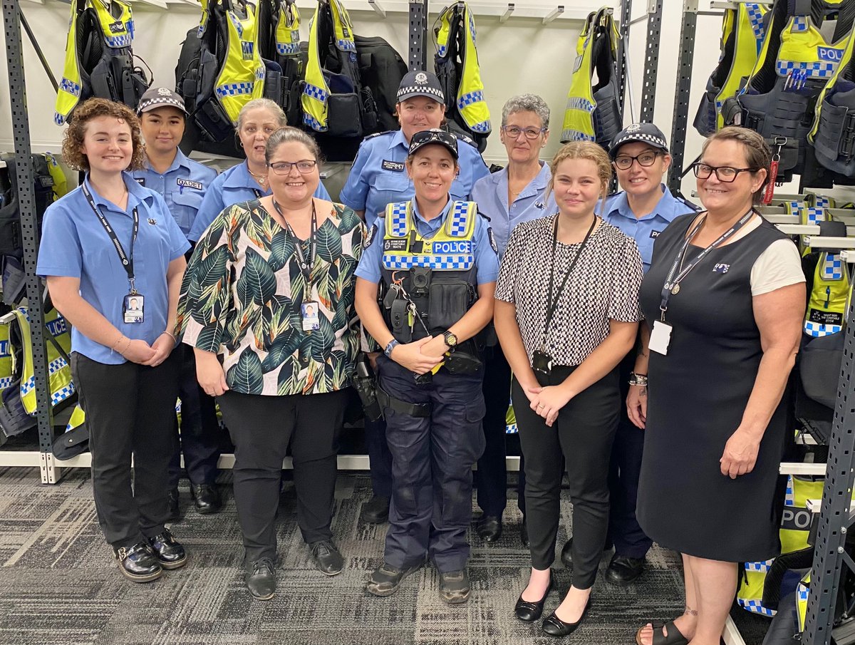 Thankyou to all the wonderful WA Police Force women who work tirelessly for the MWG District. Many more than we could muster up today. #fb