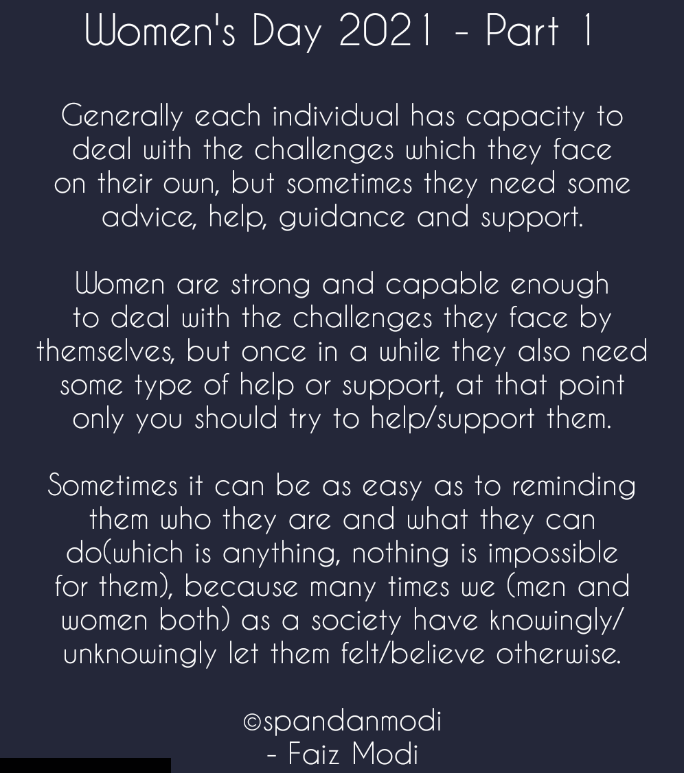 faizm0di's tweet photo. Happy Women's Day!!!
#InternationalWomensDay #internationalwomensday2021 #womensday2021 #WomensDay #challenges #donotinterfere #wonderwomen #superpowers #value #cherish https://t.co/6LdoJHciyb