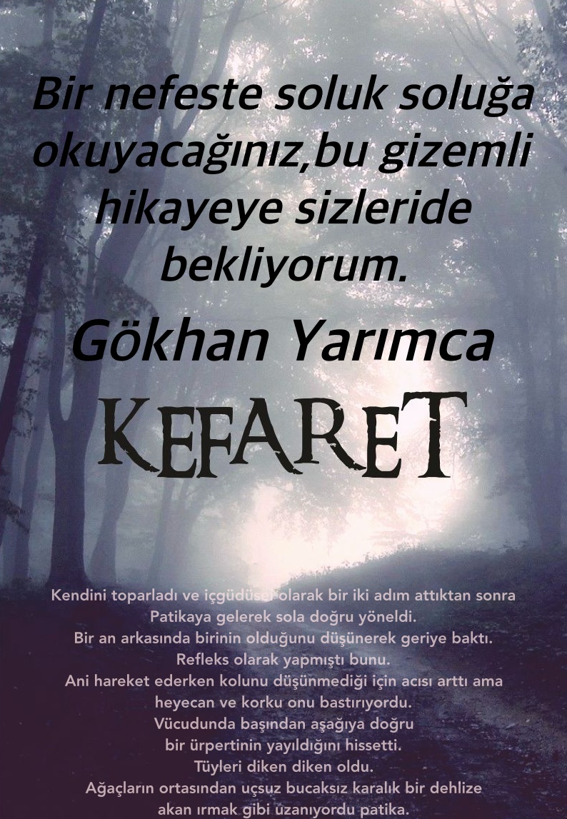 Haftanın Kitabı. Sizi bekleyen gizem. Tavsiyemiz Gündüz okumanız...