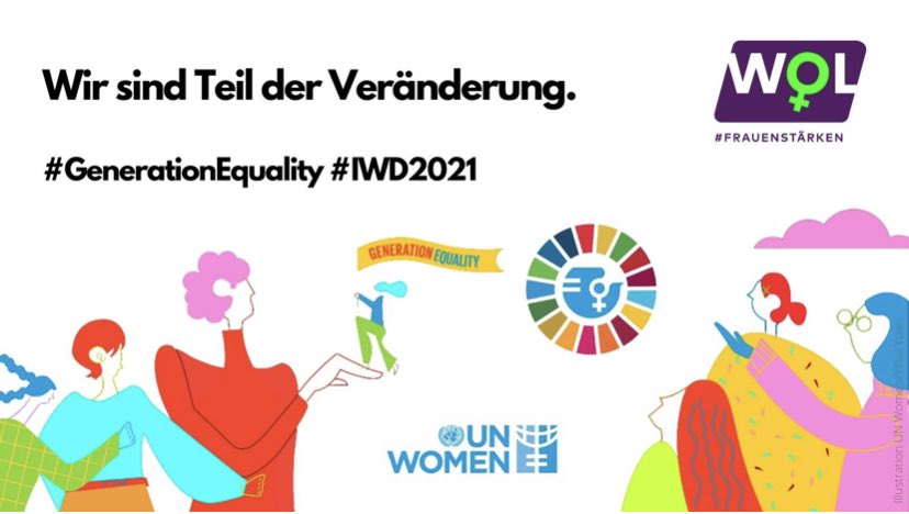 No we won’t stop! We will continue to rise and shine. We are an equal part of every family, company, society and nation. Proud to be part of #WOL #FrauenStaerken #IWD2021 #ChooseToChallenge