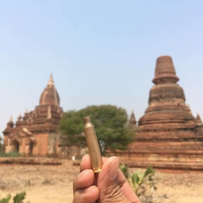 Now!!The junta army is shooting in UNESCO city Bagan.Current situtation,The civilians in Bagan are running to hide their shoot and one young boy was injured by their shot.

Photo crd
#SaveMyanmar 
#RejectMilitaryCoup 
#R2PForMyanmar 
#WeSupportDrSasa
#WeSupportCRPH