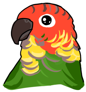 バライロビタイウロコインコのtwitterイラスト検索結果