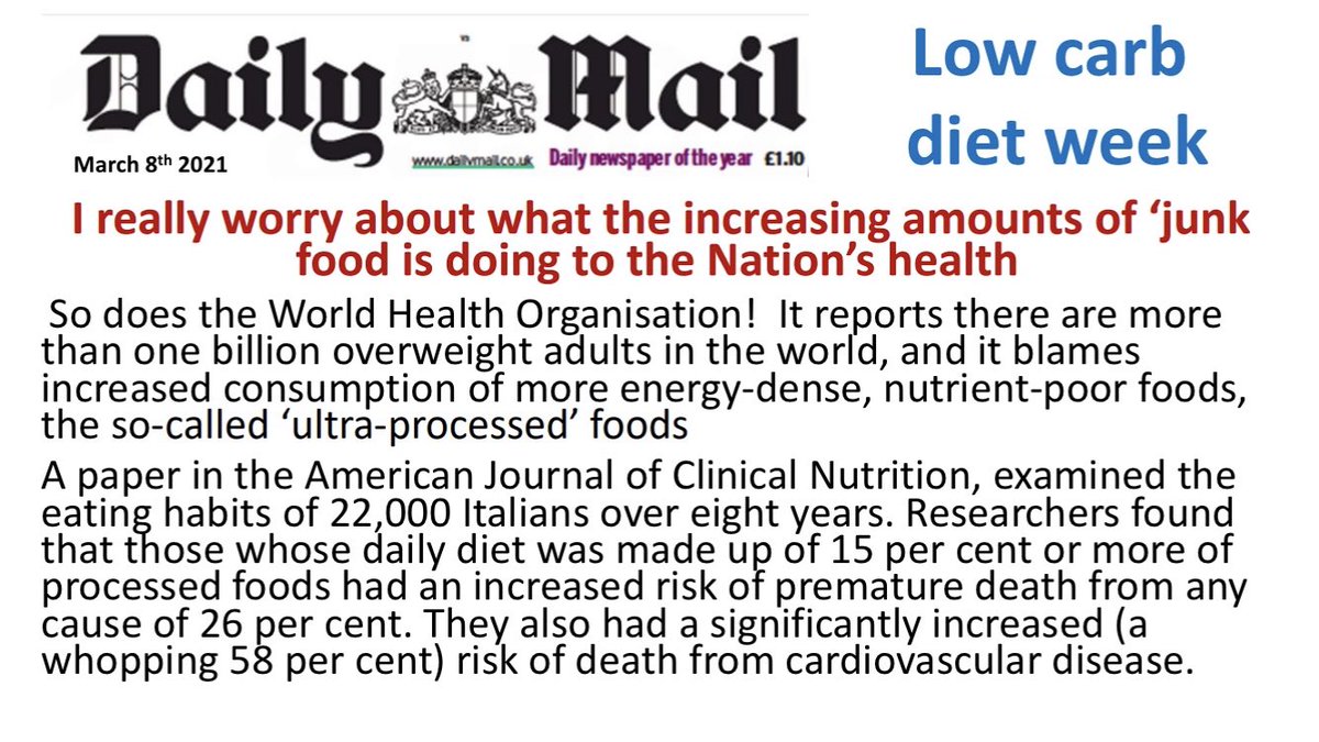 Dr David Unwin on Twitter "So fibre and vitamins in a low carb diet Is