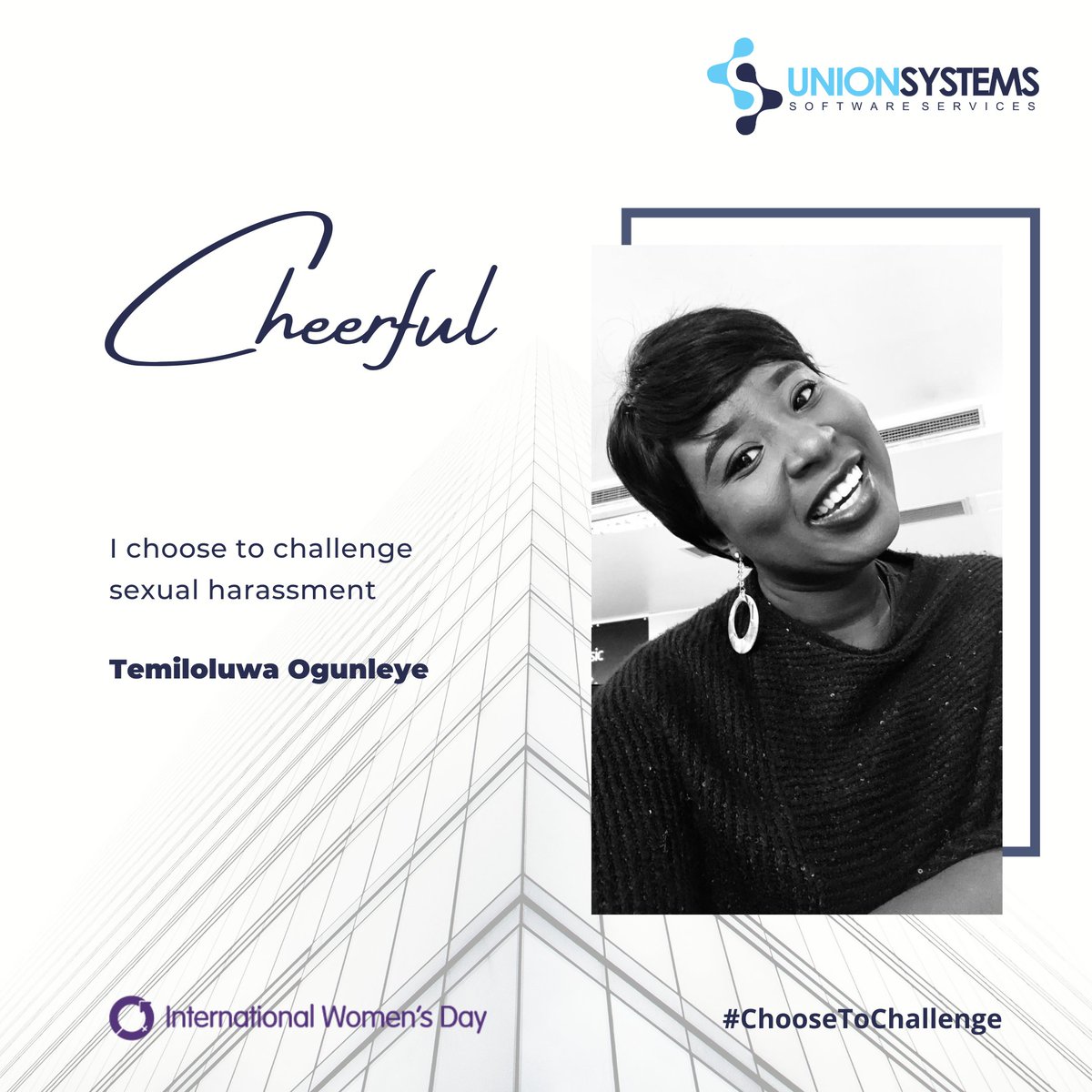 unionsystemshq's tweet photo. In celebration of #InternationalWomensDay, we asked our ladies to define themselves in one word and tell us what they #ChooseToChallenge in line with the theme of the year. 

Meet the amazing women of Union Systems.

#IWD2021 #unionsystems #WomenInTechnology https://t.co/D9VDUKi4ZS
