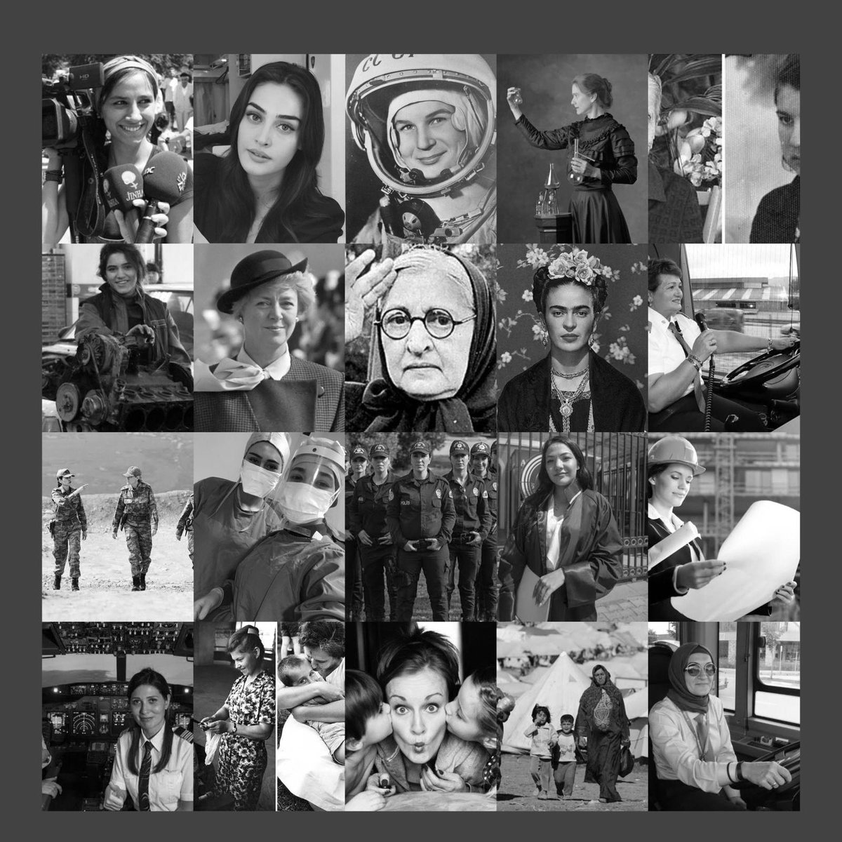 Halide Edib Adıvar, Vigdís Finnbogadóttir, Marie Curie, Fatma Refet Angın, Gülcan Coşkun, ve daha nice başarılı kadınlarımız. Siz varsanız yarınlarımız var. Kadınlar gününüz kutlu olsun. #8MartDünyaKadınlarGünü