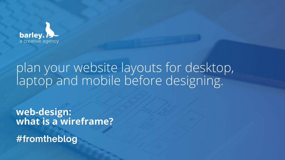 Barley_Agency's tweet photo. Plan your web-page layouts without the influence of design elements, photos and text with carefully thought out wireframes. See exactly why they're so useful to our web-designers here: https://t.co/F0FSpKftKN 

#webdesign #webdevelopment #digitalagency #digitalmarketing #mark ... https://t.co/wZdPOqvxaB
