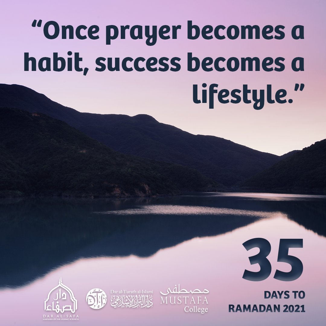 DaralTurath's tweet photo. “Once prayer becomes a habit, success becomes a lifestyle.” https://t.co/TAxkdE9mDT