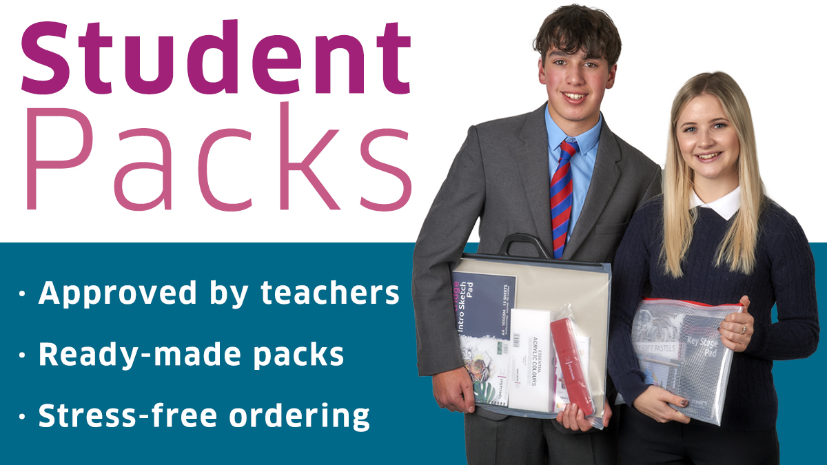 No more messing about creating lists or spending hours packing boxes of equipment.

We've done it all for you with our comprehensive range of ready-made student packs.

All you have to do is choose your packaging!

Could life get any easier?

specialistcrafts.co.uk/student-packs