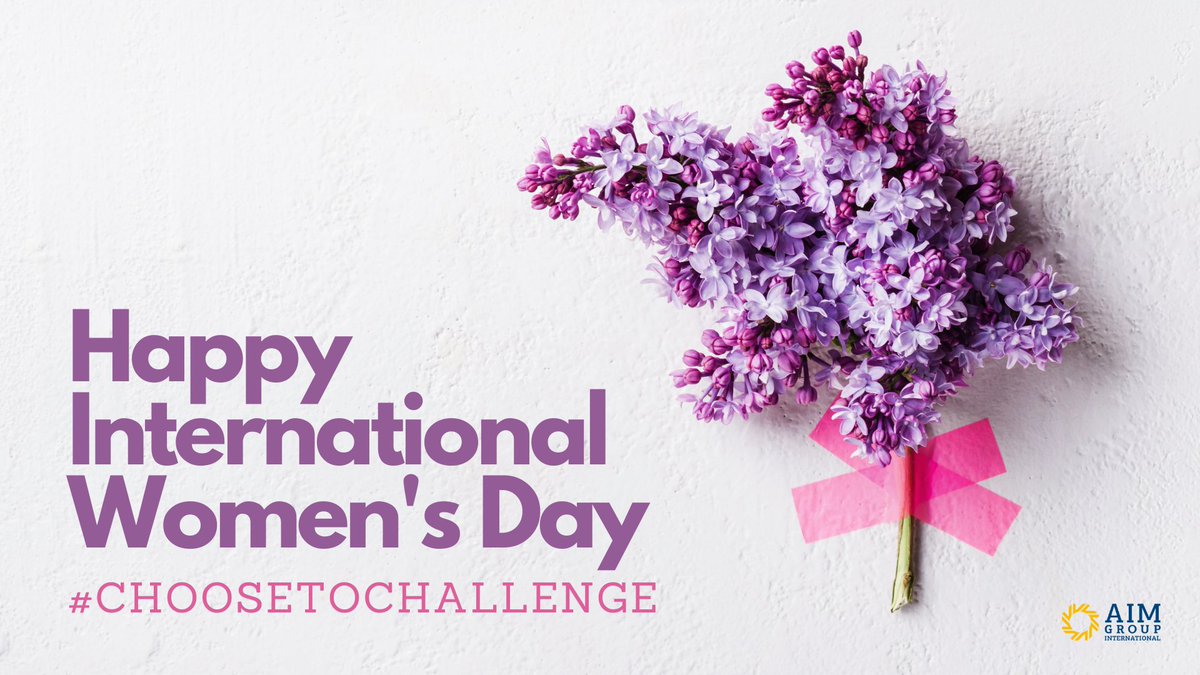 The campaign theme for International Women's Day 2021 is 'Choose To Challenge'. A challenged world is an alert world. And from challenge comes change. So let's all #ChooseToChallenge!
Happy #InternationalWomensDay, especially to the #AIMazing Women of our team!