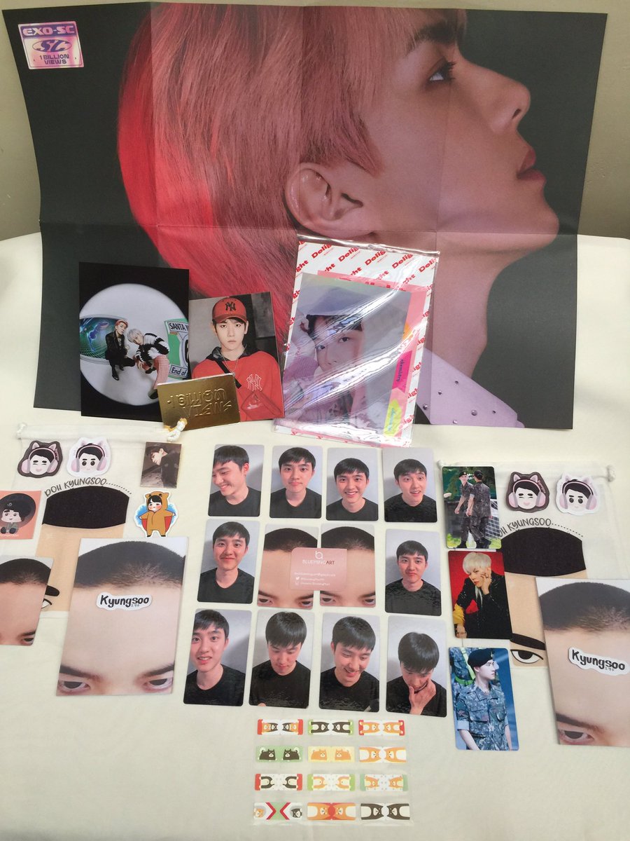 ohbaekmyeon's tweet photo. Thank you so much @BluemingMartPH for my Kyungsoo forehead set and mga budol @ 2am π super ganda ng quality at sobraaaaaang bait ng seller. I super love it π₯° #BluemingFeedbacks https://t.co/Vp2z8qL2Dr