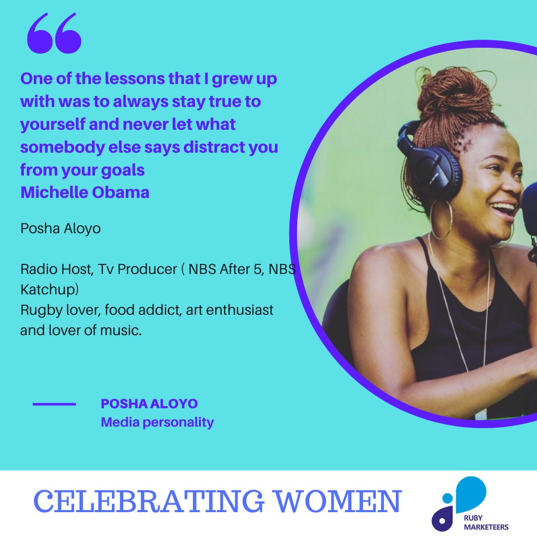 RubymarketingUg's tweet photo. We continue to celebrate vibrant women doing the most in their fields of influence.
The amazing @poshaaloyo continues to break barriers in the media industry with @nxtradioug and @nbstv ~ @nextmediaug
#HappyWomensDay #RubyMarketeers https://t.co/2TxeKhGXUx