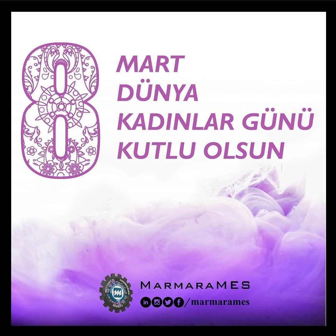 Yalnız bir gün değil, her gün değer görmeyi hak eden kadınlarımızın 8 Mart Dünya Kadınlar Günü kutlu olsun.