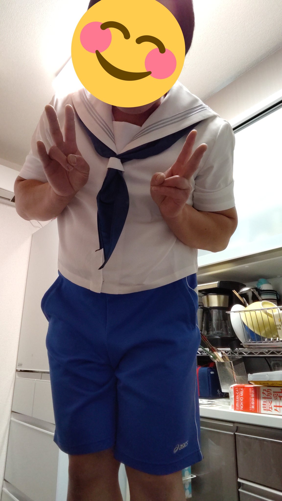 JK ハーパン　パンチラ 文化祭のコピーダンスの練習で生パンチラを披露してくれる制服JK ...