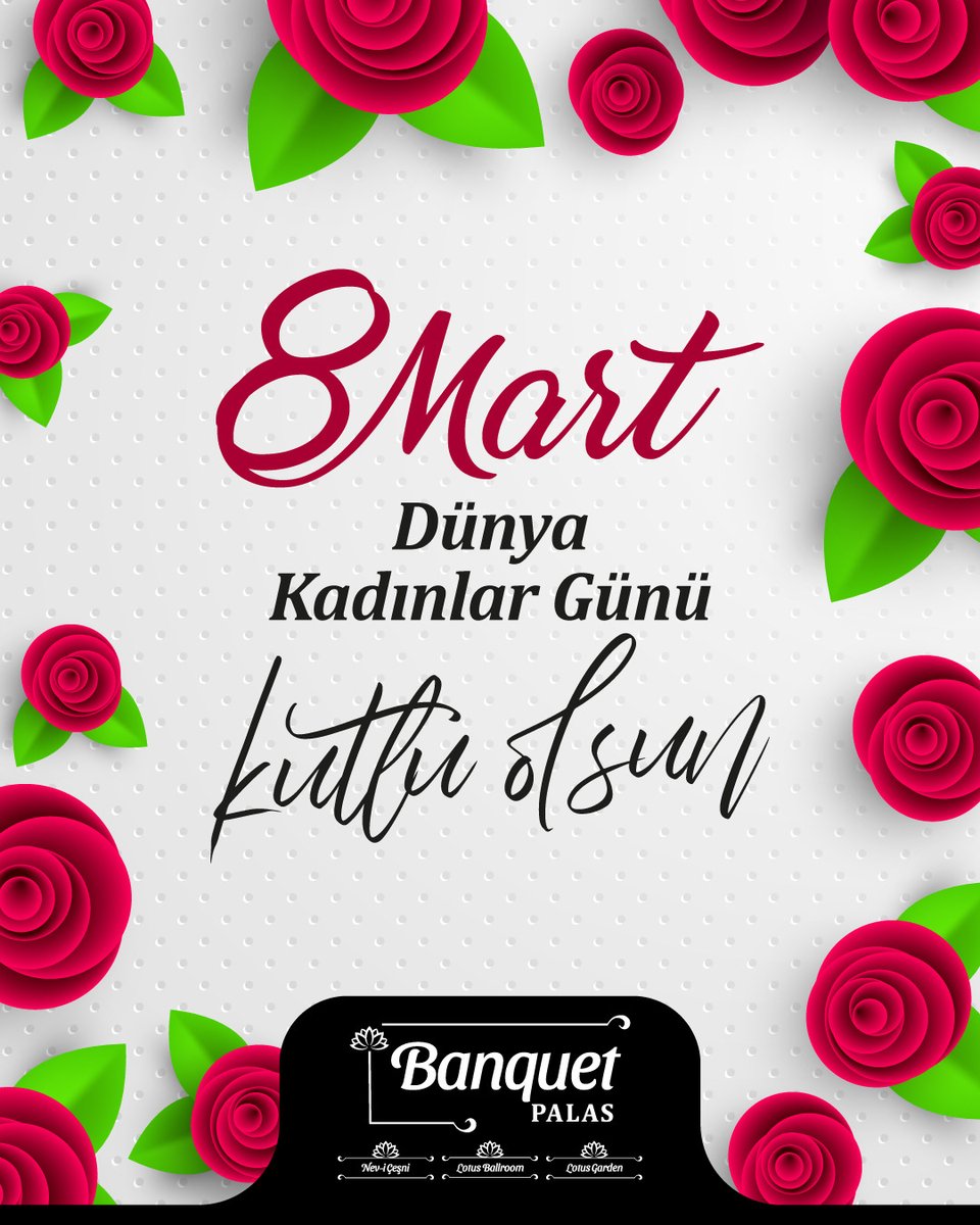 Tüm yaşamı sevgi ve dokunuşlarıyla değerli kılan tüm kadınların 8 Mart Dünya Kadınlar Günü kutlu olsun.

#8mart #dünyakadınlargünü