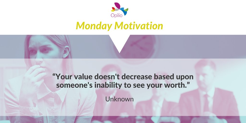 Opilio's tweet photo. #MondayMotivation: “Your value doesn't decrease based upon someone's inability to see your worth.” – Unknown

#JobHunting can be tough, especially when you're not successful at #interview. Remember that you still have value, even those interviewing weren't able to see it. https://t.co/V4rKX5LqSp