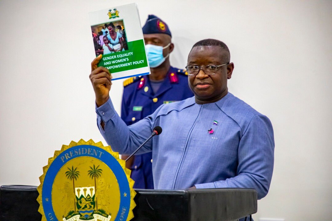 julius_maadabio's tweet photo. Today, I reflect on the challenges we’ve faced and the gains we’ve made towards the empowerment of women. I was proud to launch the GEWE policy last December. This year, my Government will present the Affirmative Action Bill in Parliament. Happy International Women’s Day! https://t.co/Lpfr8jhiFh