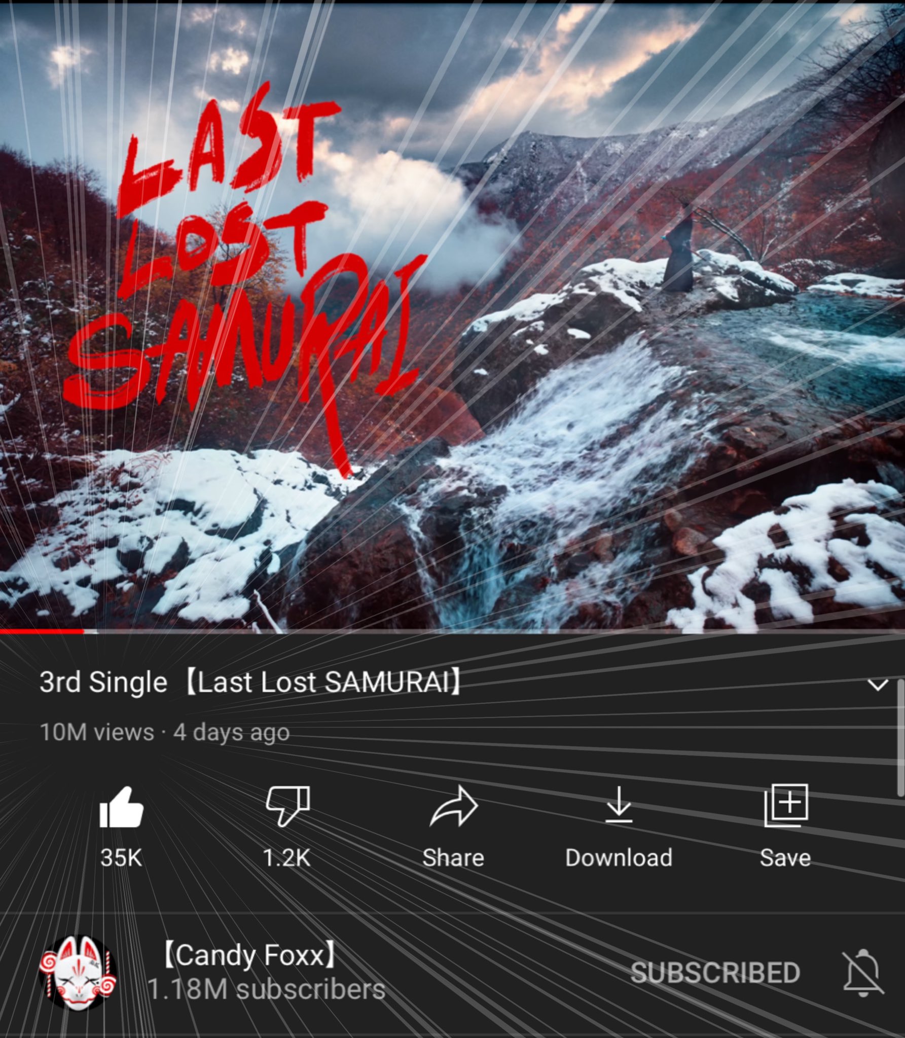Candy Foxx LAST LOST SAMURAI パーカー