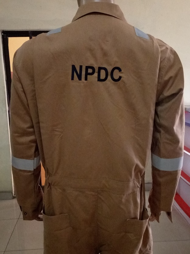 @ KGLworkwear 
You can call on us for Local production of flame resistance (RF) and Non- Flame Resistance work wear, 
Contact: 07064463195
Bajomon House, 62 Airport Road,By Union Bank Effurun Delta state.
Email: kglworkwear@gmail.com, kay@kay-global.com