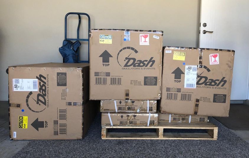 Dash_Sims's tweet photo. Special delivery!📦
•
#delivery #package #boxes #packaged #simulators #settingup #simracing #events #newbusiness #dash #australia #logo #design #new #staytuned #racing #gaming #esports #business #specialdelivery #Perth https://t.co/73yAvQemMT