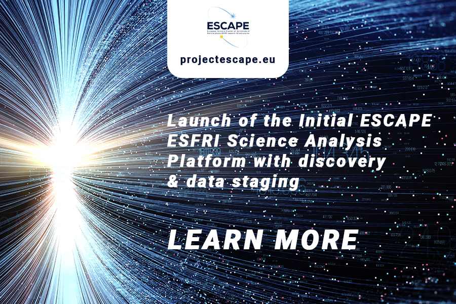 ESCAPE (@escape_eu) on Twitter photo Great! We have launched the 1st #ESCAPE #ESFRI #ParticlePhysics #Astronomy #Science Analysis Platform prototype. It currently allows #DataDiscovery #DataStaging of the <a href="/IVOAastro/">IVOA</a> <a href="/the_zooniverse/">The Zooniverse</a> <a href="/ASTRON_NL/">ASTRON</a> Apertif <a href="/LOFAR/">Low Frequency Array</a> #DataCatalogues. Try it Now: projectescape.eu/news/launch-in… Great! We have launched the 1st #ESCAPE #ESFRI #ParticlePhysics #Astronomy #Science Analysis Platform prototype. It currently allows #DataDiscovery #DataStaging of the <a href="/IVOAastro/">IVOA</a> <a href="/the_zooniverse/">The Zooniverse</a> <a href="/ASTRON_NL/">ASTRON</a> Apertif <a href="/LOFAR/">Low Frequency Array</a> #DataCatalogues. Try it Now: projectescape.eu/news/launch-in…