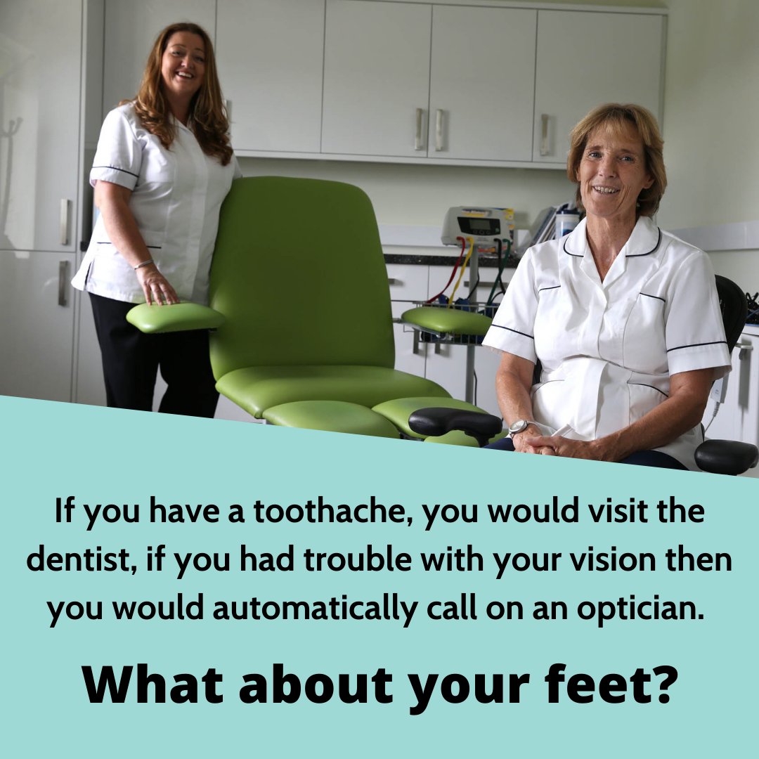 It's National Feet Week, where podiatrist across the country aim to raise the profile of the work podiatrists do every day.  People know exactly which healthcare professional they need for dental and eye care.  #NationalFeetWeek