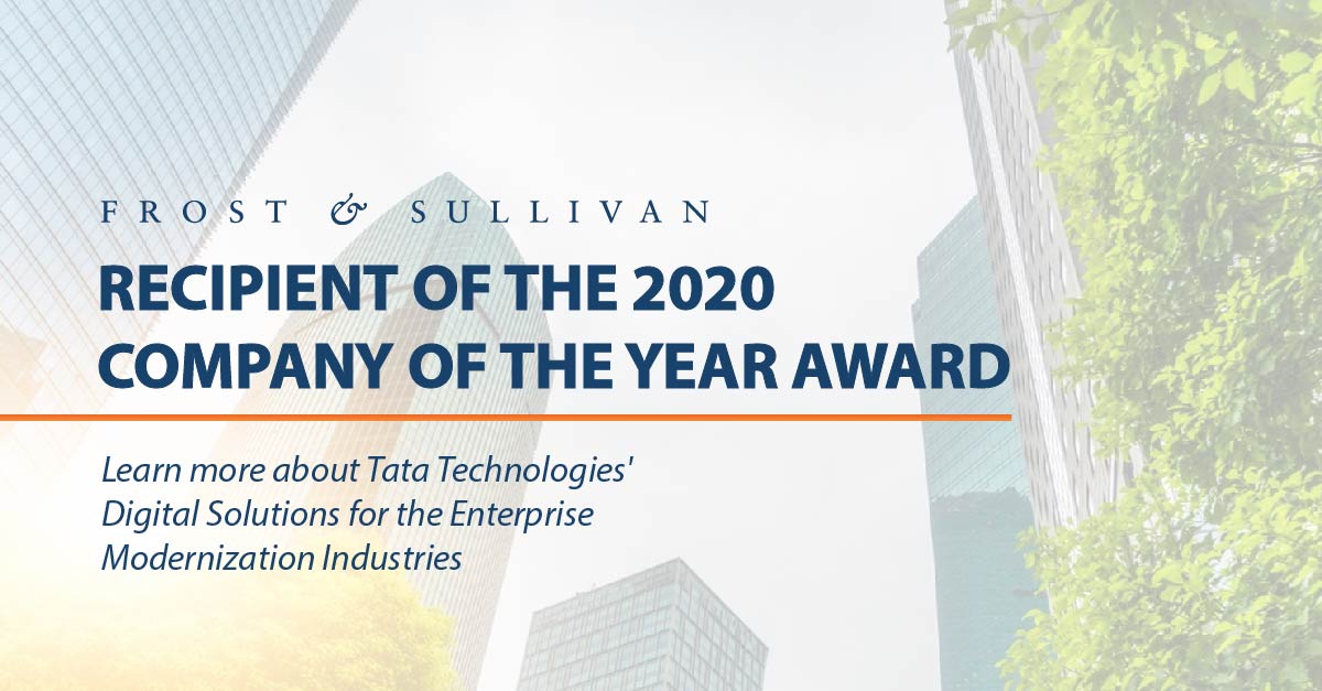 FrostBPR's tweet photo. Congratulations to @TataTech_News on receiving the 2020 Global Company of the Year Award for its innovative Digital Solutions that address unprecedented challenges being faced by enterprises amidst COVID-19. Read the full report: #FrostAwards #EngineeringABetterWorld https://t.co/q1keQl7P9q