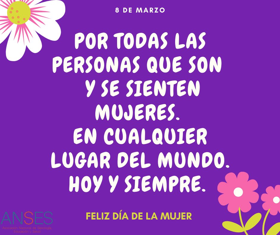 asoc_ANSES's tweet photo. #InternationalWomensDay 
#8DeMarzo2021 
#DiaInternacionalDeLaMujer https://t.co/Xr6lv4VgqY