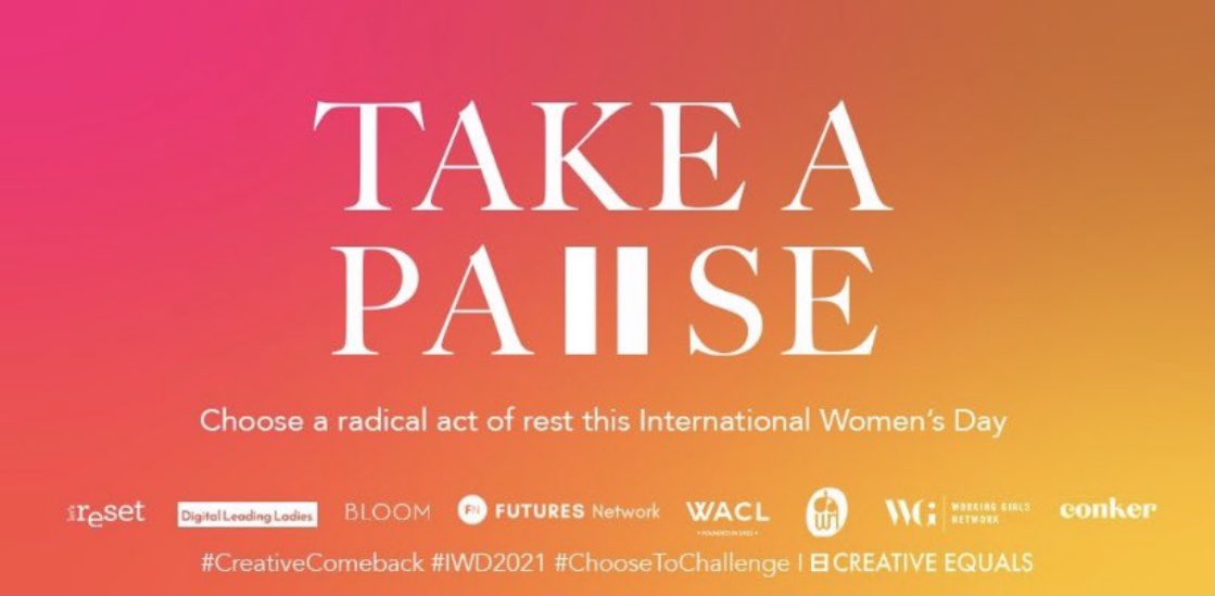 Today we #ChooseToChallenge with the radical act of rest. We know women have been disproportionately impacted by the Coronavirus crisis. Believe women or risk burning them out. #TakeAPause at 11am today. We see you #IWD2021 
<a href="/dawnnetwork/">dawn</a>
