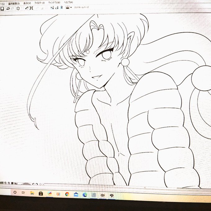 線画できた? 