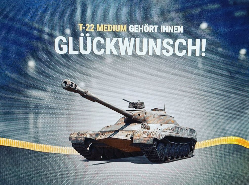 Der heilige Gral ist in meine Garage eingezogen. 🤩 
Live now schaut vorbei auf #twitch. twitch.tv/sgt_waschbaer.  #followme

#twitchde #supportsmallstreamers #livestream #gaming #WorldOfTanks #Wargaming #t22medium #panzer
