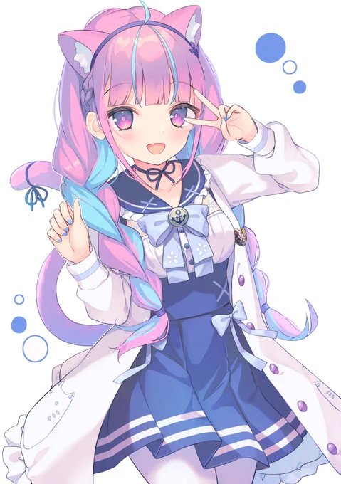 最近描いたもの～ #オリジナル #女の子 #あくあーと #湊あくあ 