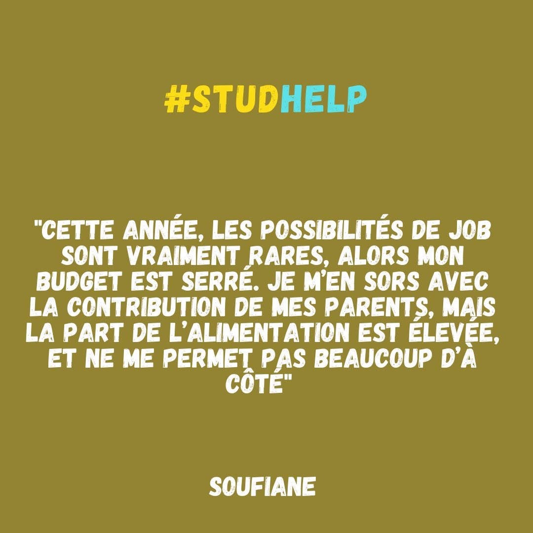 StudHelp_'s tweet photo. Témoignage de Soufiane... #etudiantspasinfluenceurs #etudiantsfantômes #PartagerLeRepas #StudHelp https://t.co/LvI2rcuTtk