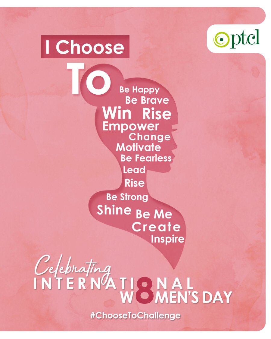 PTCLCareers's tweet photo. This International Women’s Day, let’s celebrate the women who #ChooseToChallenge every day with their strong resolve. 

#PTCL #IWD2021 #Women #Pakistan https://t.co/YntKiBe1xu