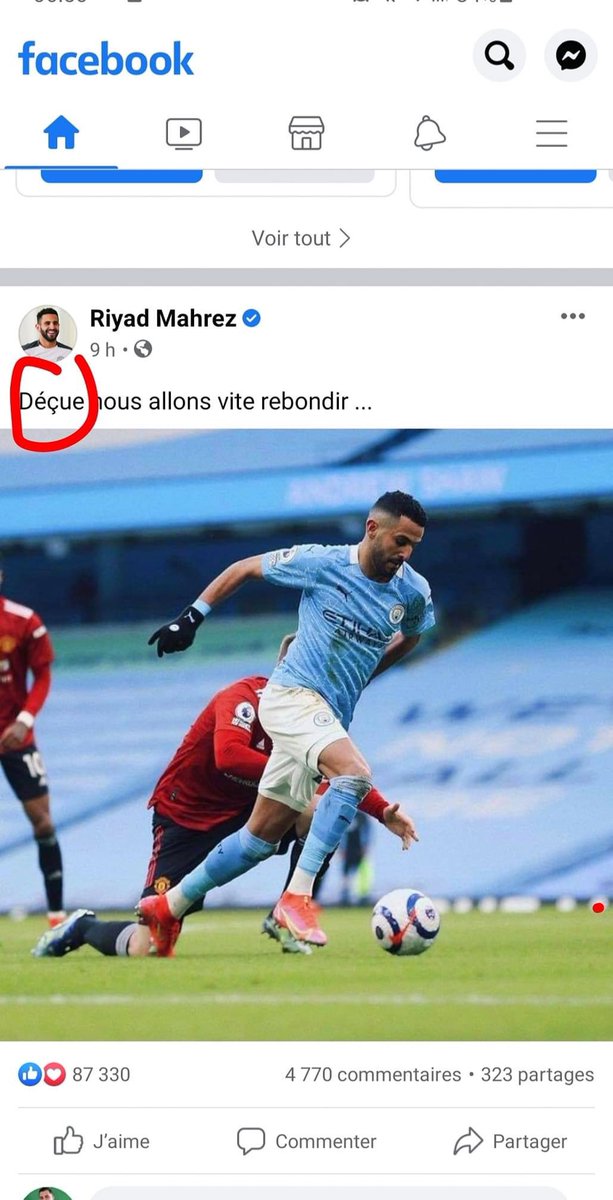 Réveilles toi garçon 🦹🏽‍♀️👀 #mahrez #ManCity
