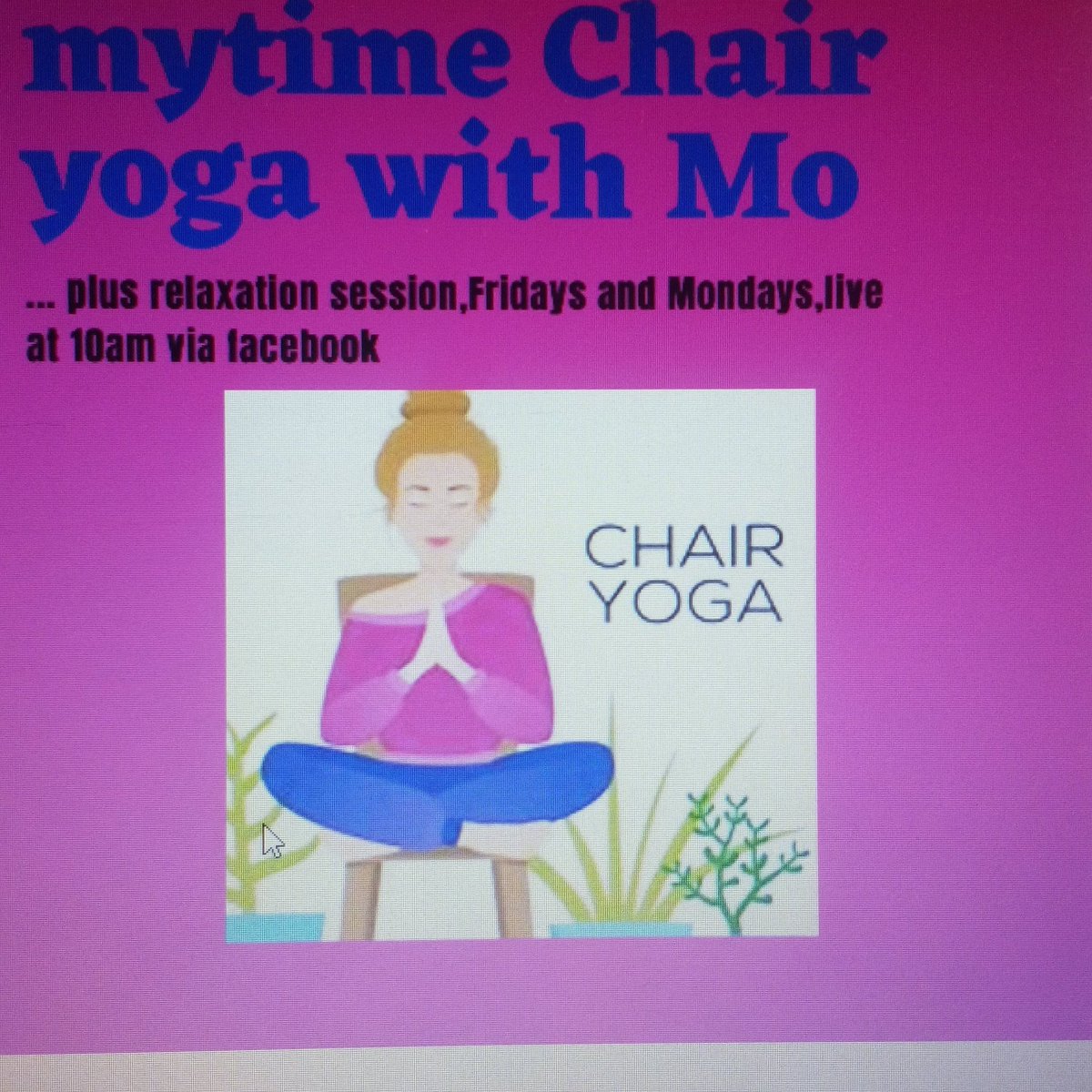 Carers chair yoga today at 10am via Facebook... Great for some #MondayMotivation #breaks #chairyoga @LivCCHealth @LivCarersCentre @LiveWellLpool