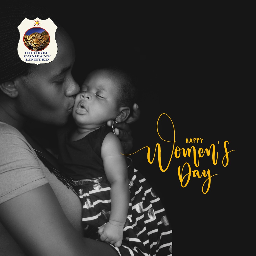 HighsecL's tweet photo. The earliest form of security we experience is from a woman, today, we join the world in celebration of women. We appreciate you. #InternationalWomensDay https://t.co/W2VCeRoOh0