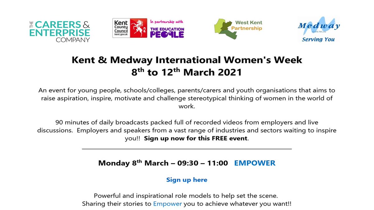 Its #InternationalWomensDay and to celebrate, we are introducing successful women to inspire girls about their futures this week. Please celebrate with us and spread the word!