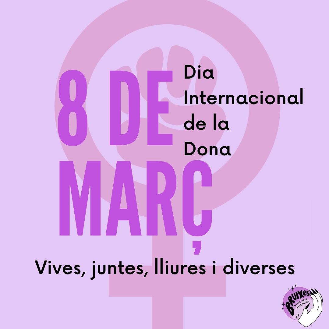 Per a nosaltres, les dones, la pandèmia l'única cosa q ha fet és agreujar la desigualtat estructural sofrim. Però ho pararem. Juntes ho aconseguirem. Avui, i tots els dies de l'any, hem de cridar ben fort q ens volem vives, lliures, juntes i diverses! 
#FeminismeLH #DonesLH #8M