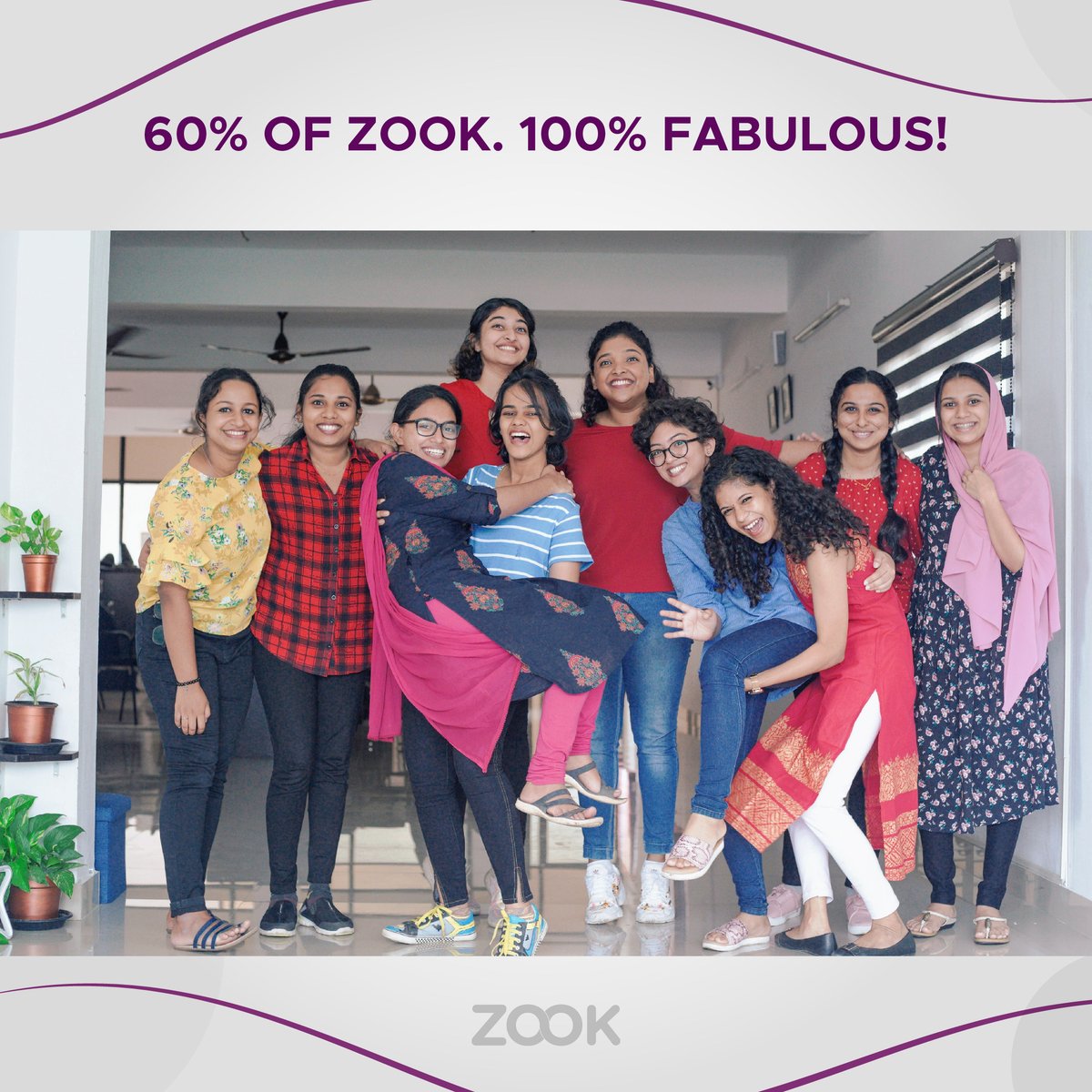 ZookStudio's tweet photo. Equality isn't a privilege, it's the bare minimum. A huge shoutout to the amazing women we work with, who #ChooseToChallenge with their talent, hard work, and dedication, every day.

#WomensDay #Zook #LuLuMall #RestartIndia #MarriottHotels #ChakolasGroup #AbadGroup #ChoiceGroup https://t.co/OsgMEHFMqv