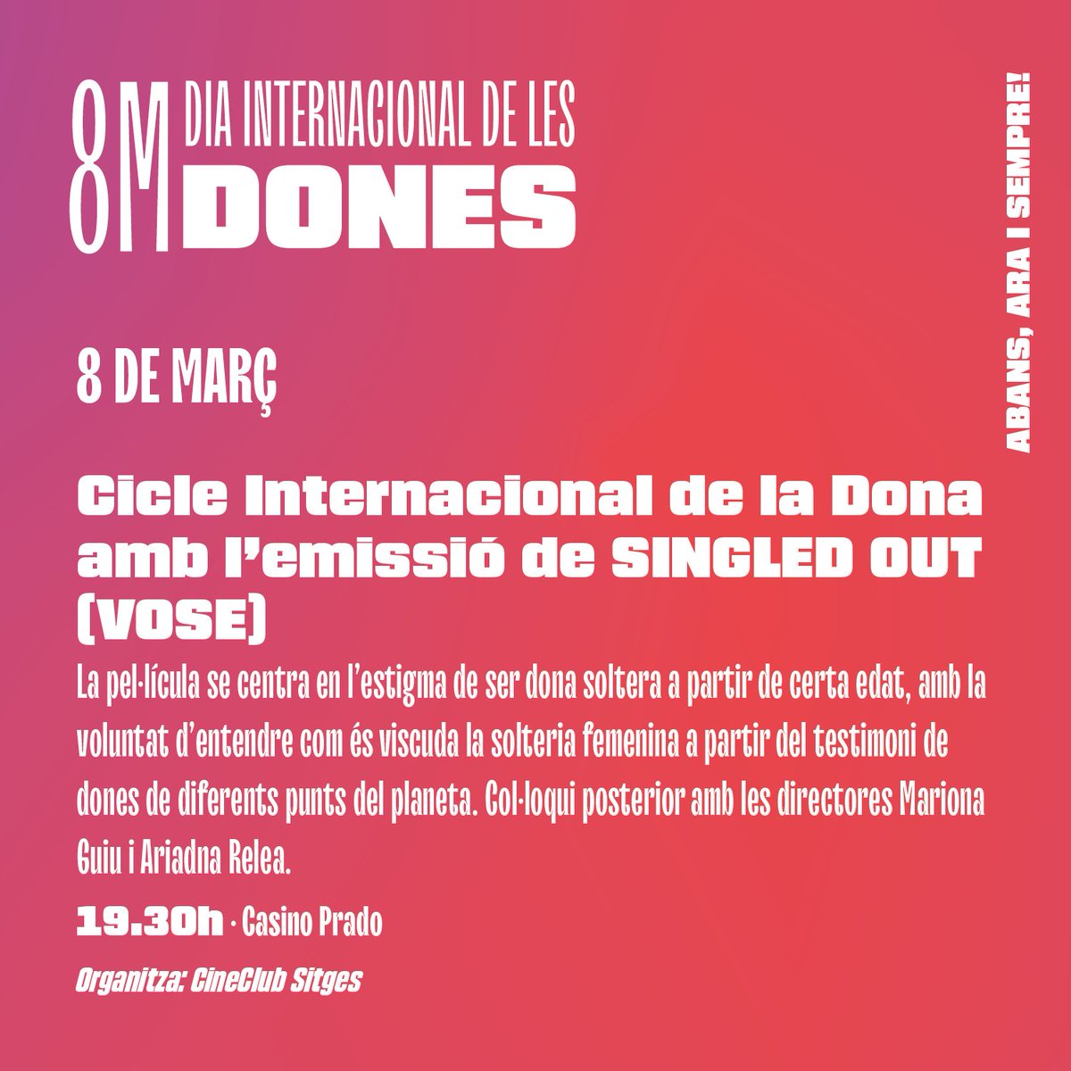 AjSitges's tweet photo. #8M #DiaIntetrnacionaldelesDones #8MSitges https://t.co/1a8HtfDHfH