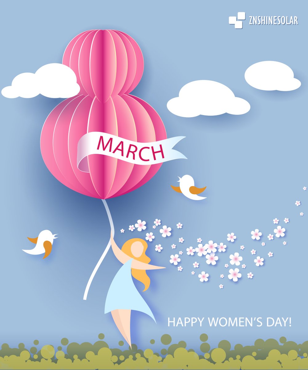 Today we are celebrating International Women's Day by honoring women in #solar industry. 
We also take the opportunity to thank every woman who has made ZNShine Solar what it is today. Thank you ladies for all your support and love.
Happy Women's Day!

#znshine #womensday