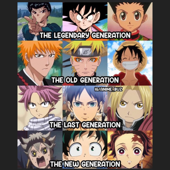 Aggregate more than 69 big 3 anime generations best ceg.edu.vn