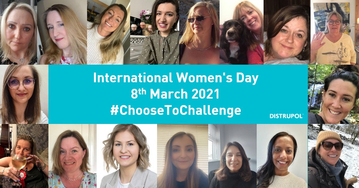 Distrupol's tweet image. * International Women's Day *
For over 100 years, IWD has been a day of celebrating the achievements of women around the world, and lobbying for change.
THANK YOU to all of the women in the Distrupol business who overachieve every day.
#ChooseToChallenge  #IWD2021