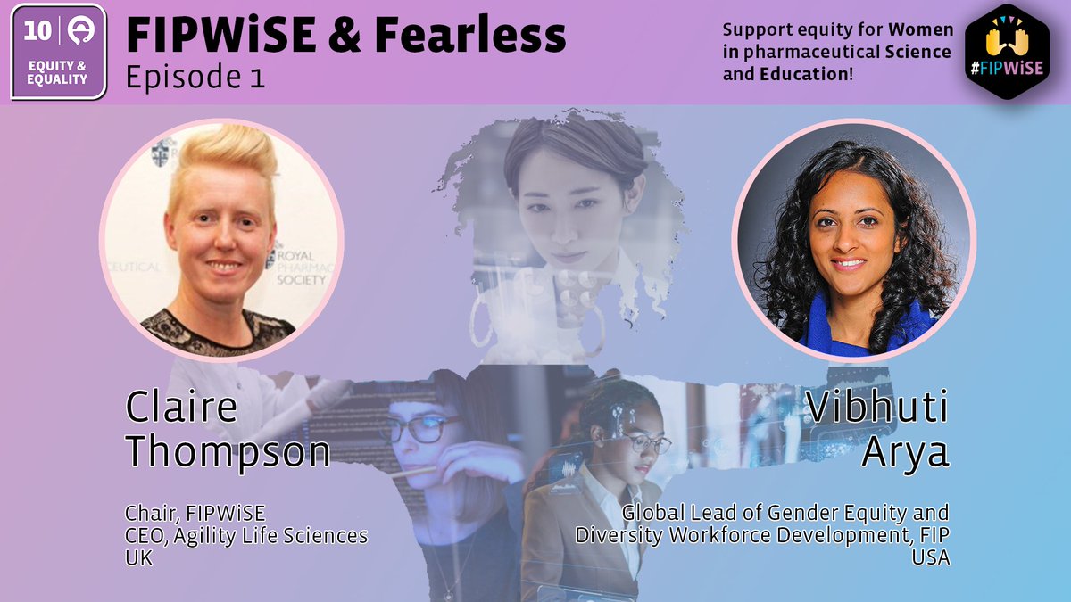 FIP celebrated #IWD2021
 with the launch of its #FIPWiSE &amp; Fearless podcast series, Hosted by FIPWiSE chair Dr Claire Thompson. The first guest is Prof. Vibhuti Arya, educator, activist and FIP WDH lead for FIP DG 10 – Equity &amp; Equality. #ChooseToChallenge
bit.ly/3kRob2M
