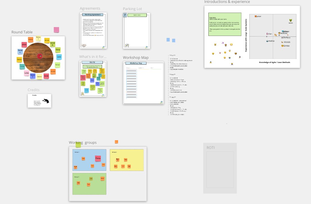 😎 Modern #PortfolioManagement with <a href="/mgaewsj/">Gaetano Mazzanti</a> is in full swing! In a sold-out class, we're learning how to leave the traditional practices behind in order to embrace a new way to manage projects and priorities.
#Scalability #ScalingFramework #Agile #Lean #LeanThinking #StartUp