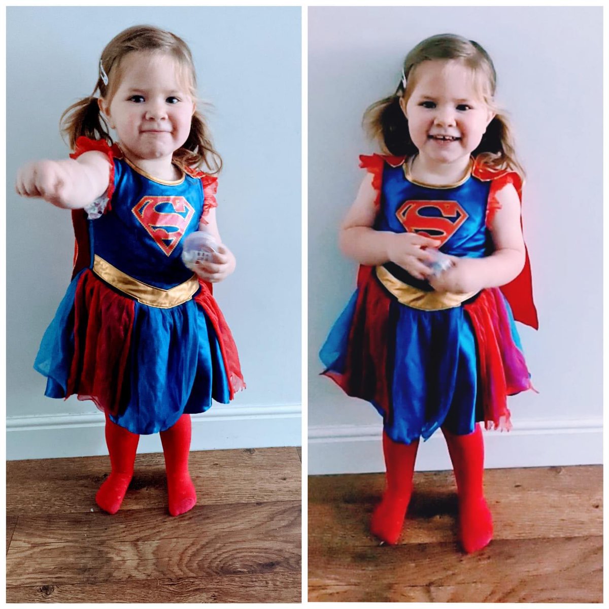 hannahsaltonst2's tweet photo. Starting the week sharing a picture of my scrumptious 2 year old niece. I promise to spend the coming years telling and showing her she can be whatever / whoever she wants to be! ❤️👑 #superwoman #InternationalWomensDay #IWD2021 https://t.co/vyCqewCNZX