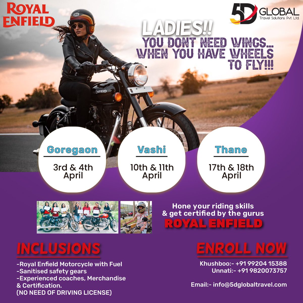 5dglobaltravel's tweet image. Our tribute to womanhood!
Calling all angels to be part of this amazing experience .. 

#BikerGirl
#InternationalWomensDay
#reopeningtourism
#travel