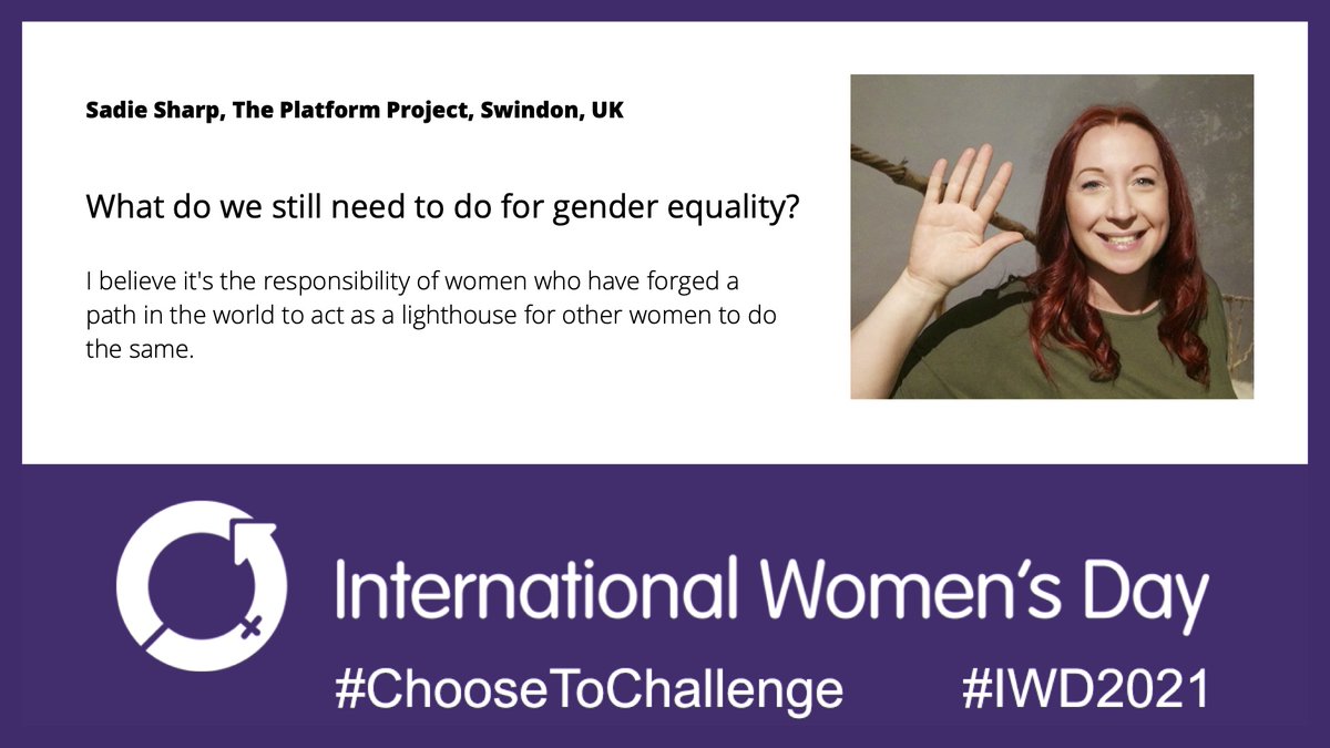 “I believe it’s the responsibility of women who have forged a path in the world to act as a lighthouse for others to do the same.” For this years International Women's Day the theme is #ChooseToChallenge. 

Here’s my input from the piece covered by TBE Swindon. 
#IWD2021